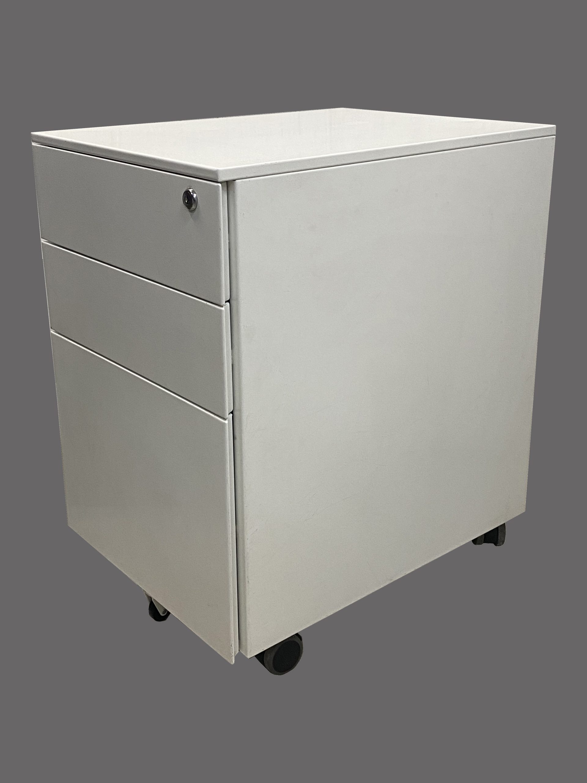 Used Metal Mobile Drawer Unit-White-45 available - OfficeBuy