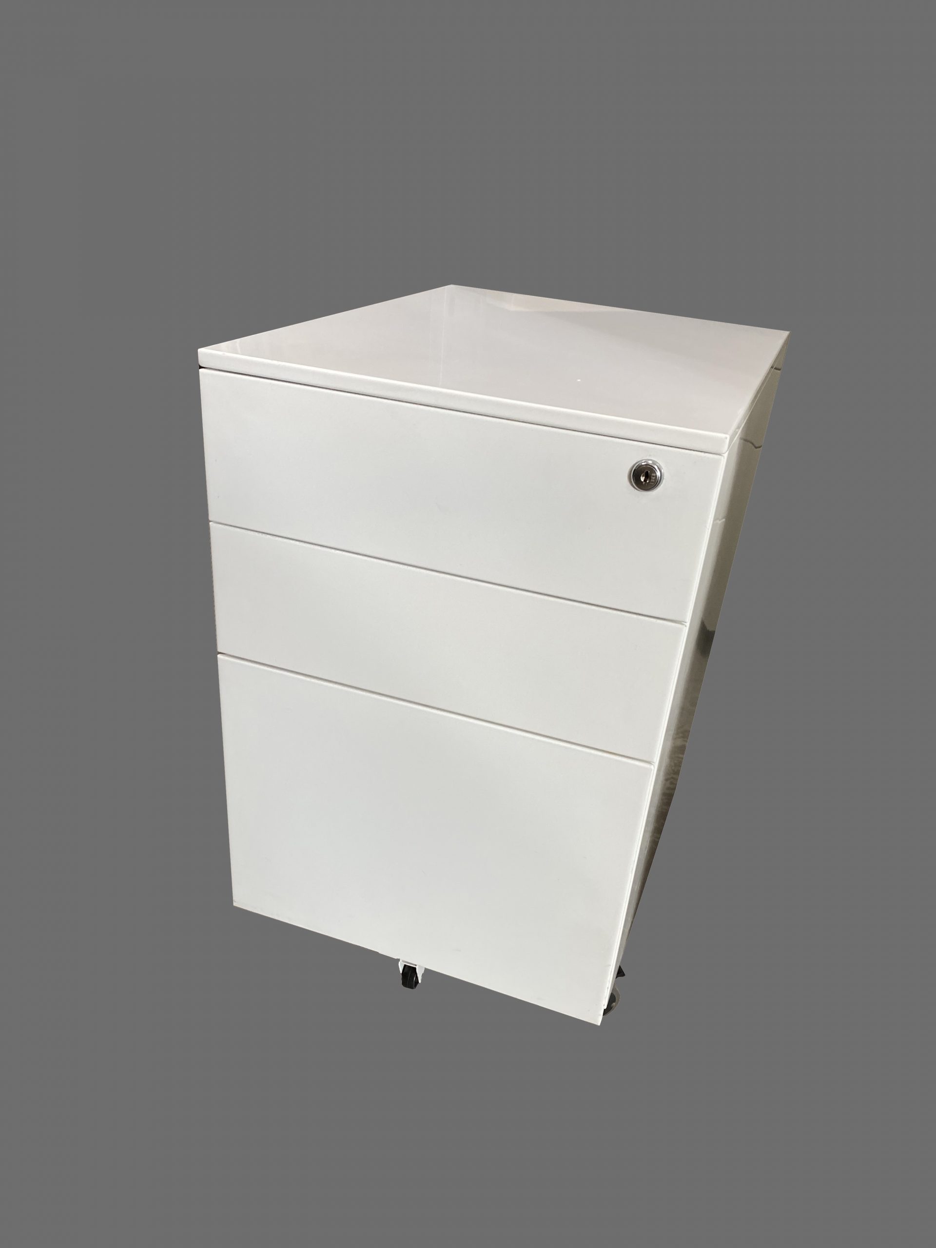 Used Metal Mobile Drawer Unit-White-45 available - OfficeBuy