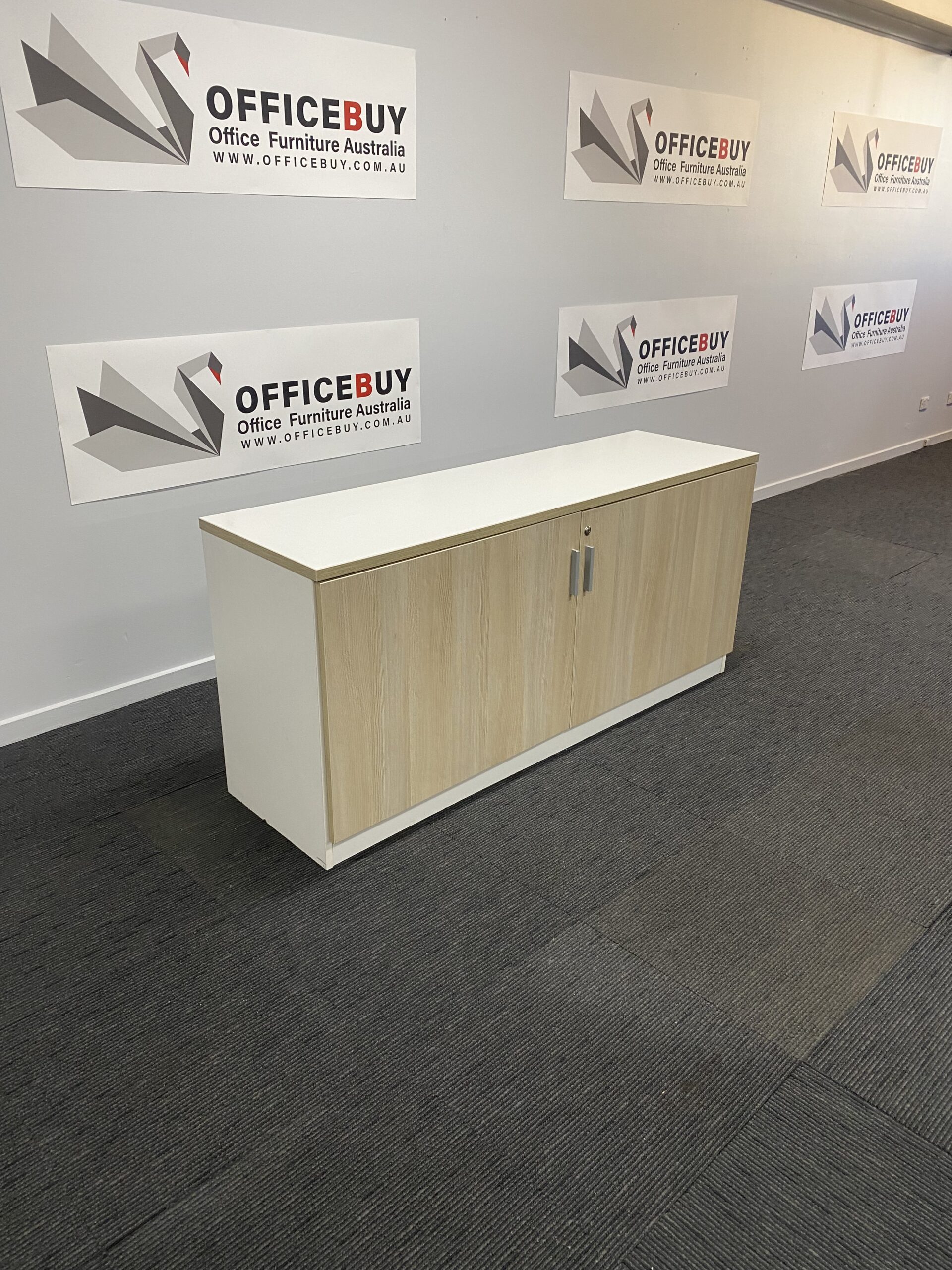 Second Hand Lockable Soft-Closing Swinging Door Credenza-1540mm-3 ...